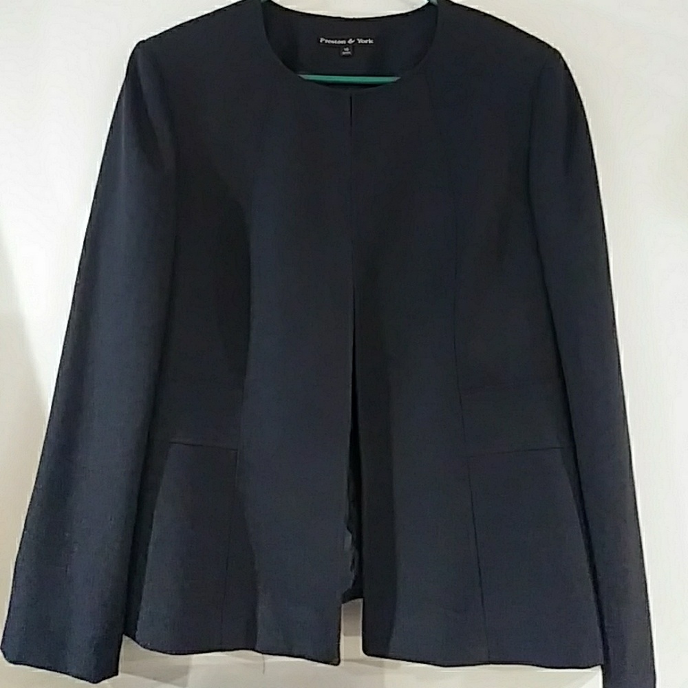 Black business suit jacket